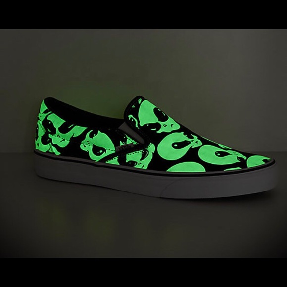 Vans Alien Slip On Glow in The Dark Men’s 10 - Picture 2 of 4